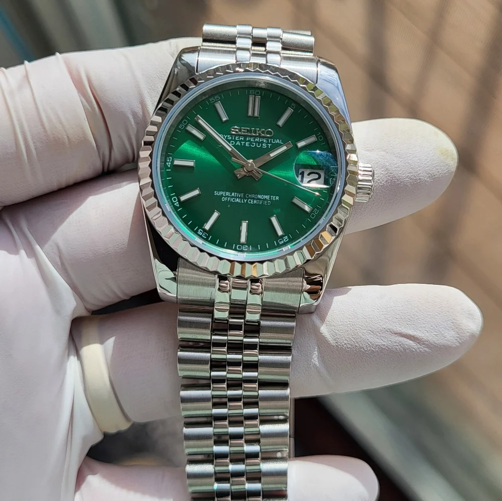 New Seiko Mod 36mm Automatic Watch